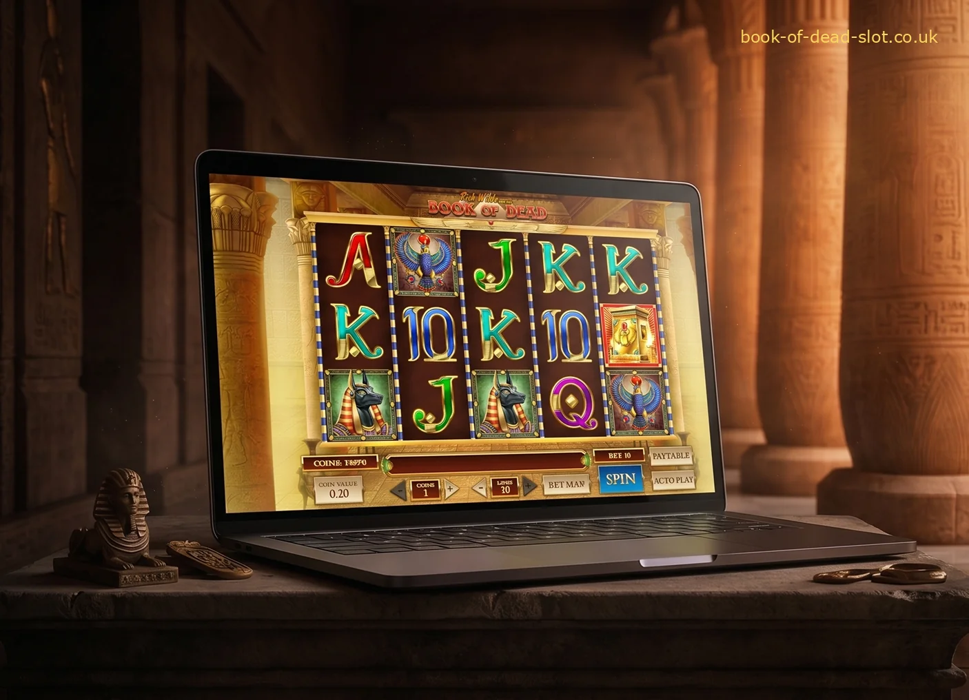 Residents of the UK can play Book of Dead in demo mode
