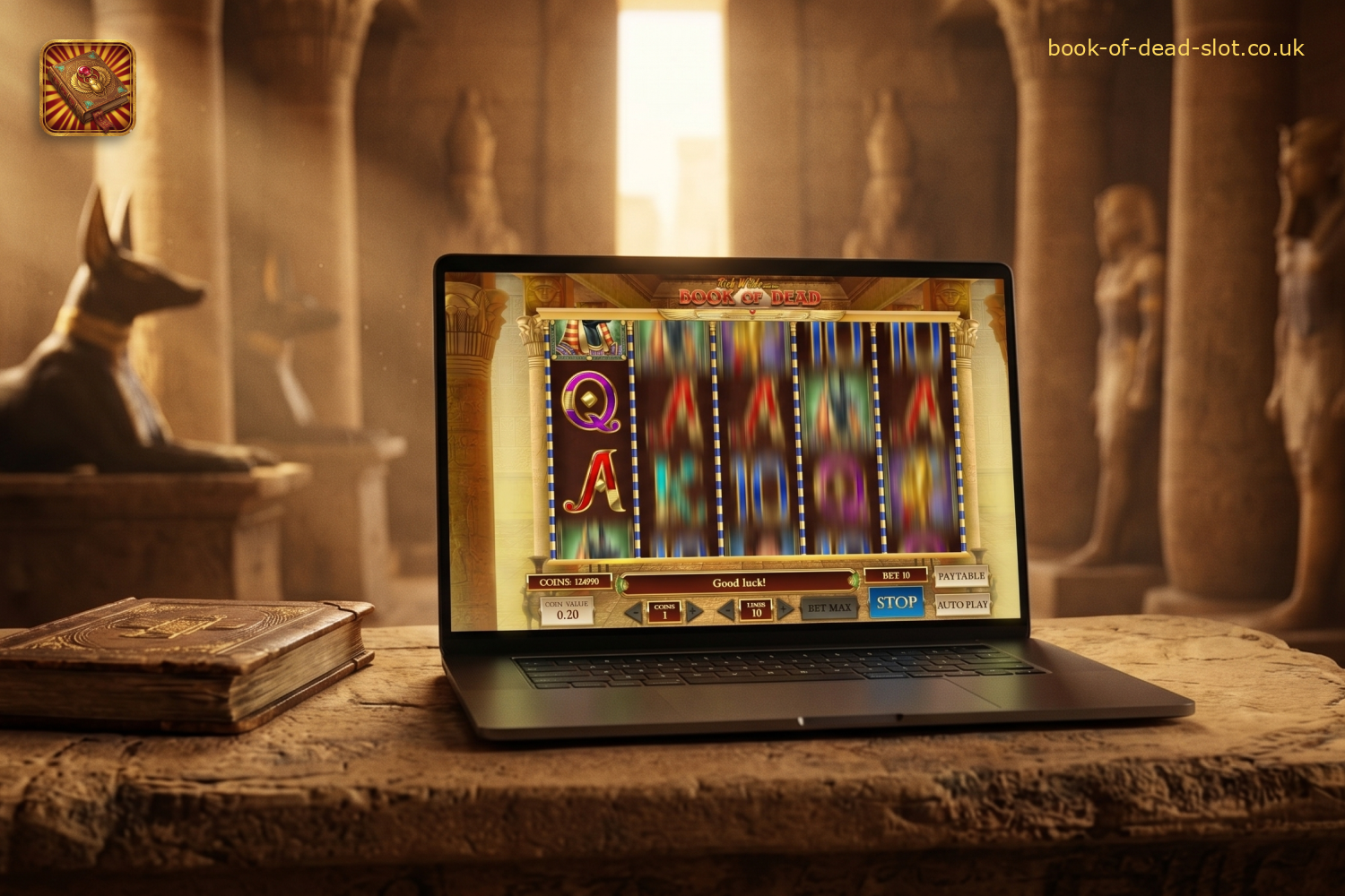 For UK players, launching Book of Dead is a very easy process that rarely causes any issues